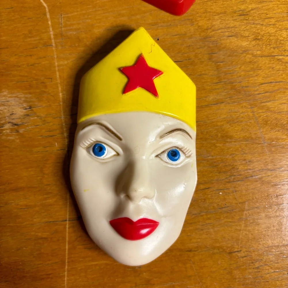 Vintage Wilton Cake Topper Accessories Batman, Superman, Wonder Woman